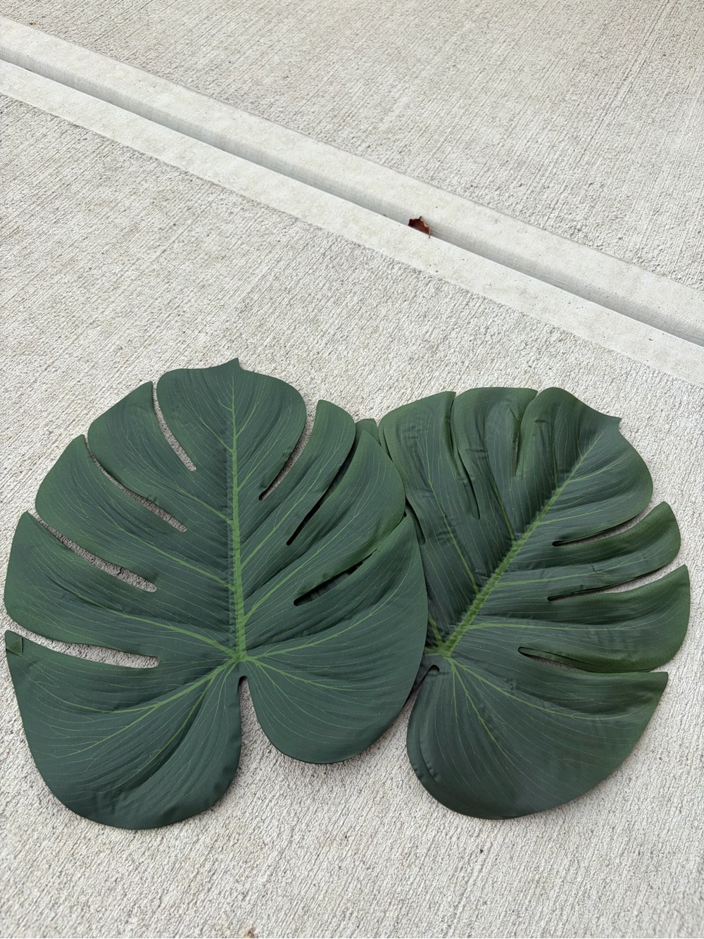15 Deep Green Monstera Leaf Wall Tapestry - Botanical Accent